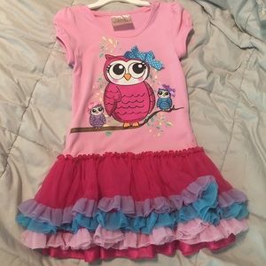 Owl tutu dress size 5